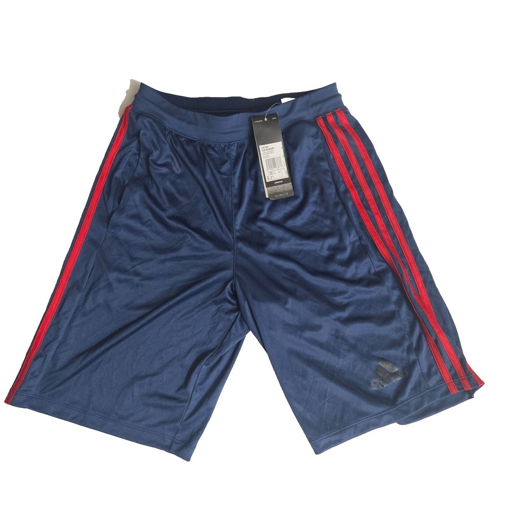 Adidas Men's Climalite  3-Stripes Athletic Gym Training Shorts DM7281 Small